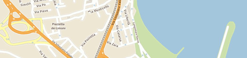 Mappa della impresa megagiochi di puglisi fe c sas a GIARDINI NAXOS