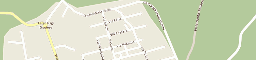 Mappa della impresa general services srl a SIRACUSA