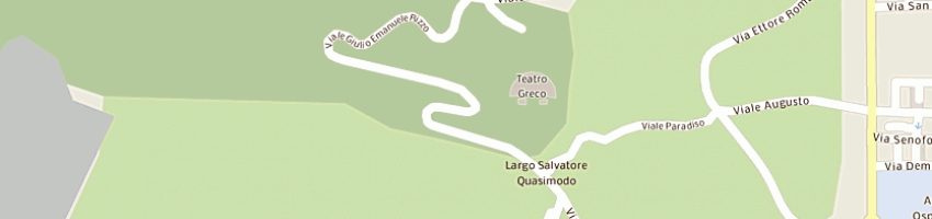 Mappa della impresa ristorante il teatro (srl) a SIRACUSA