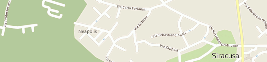 Mappa della impresa frontino salvatore a SIRACUSA