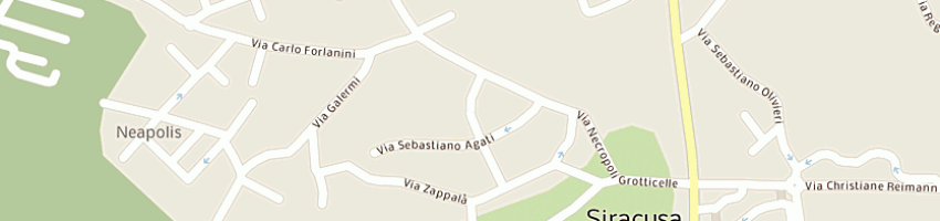 Mappa della impresa a e p associati e partners srl a SIRACUSA
