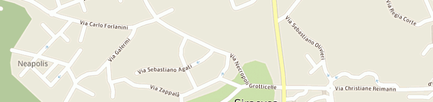 Mappa della impresa iting italiana ingegneria srl a SIRACUSA