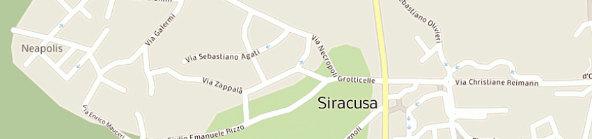 Mappa della impresa gs rappresentanze di mallo flora e c snc a SIRACUSA