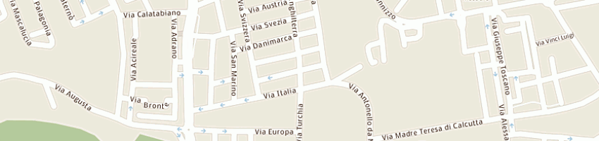 Mappa della impresa mangano m e liverani c e c sas a SIRACUSA