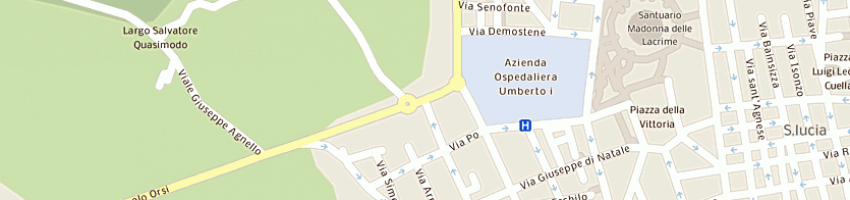 Mappa della impresa oddo benedetto e flli snc a SIRACUSA