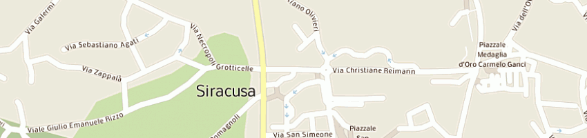 Mappa della impresa terranova giuseppe a SIRACUSA