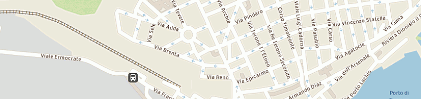 Mappa della impresa trombatore massimiliano a SIRACUSA