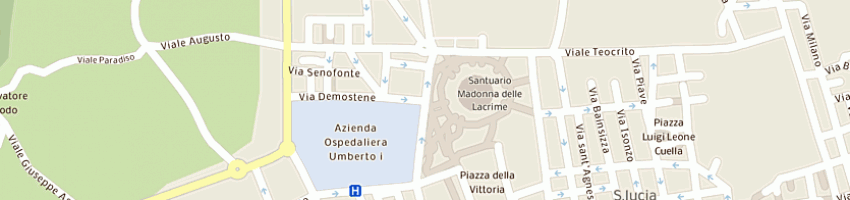 Mappa della impresa stop e go srl a SIRACUSA