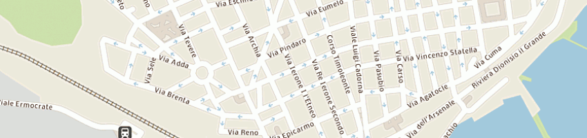 Mappa della impresa bianchi intrighi di li pira michele a SIRACUSA