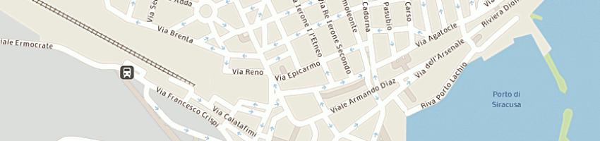 Mappa della impresa sospc italia srl a SIRACUSA