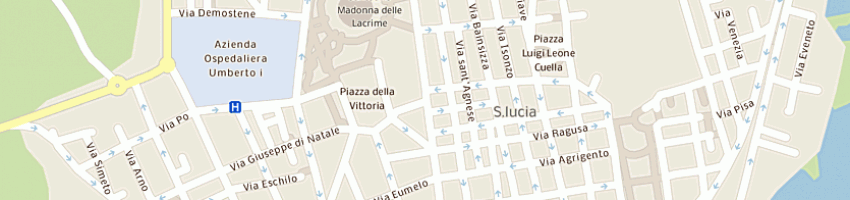 Mappa della impresa quelli dei campi srl a SIRACUSA
