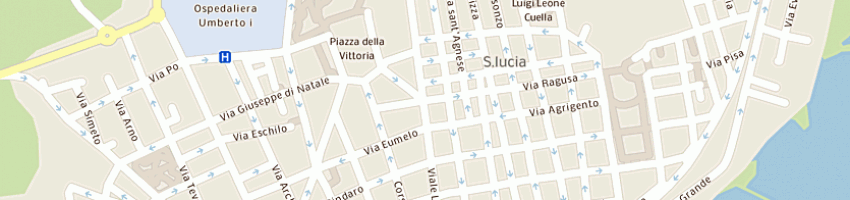 Mappa della impresa sir forniture srl a SIRACUSA