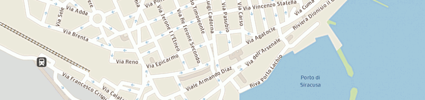 Mappa della impresa libreria snc di valvo giuseppina e spada antonella a SIRACUSA