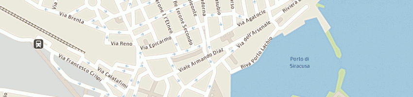 Mappa della impresa lutri salvatore agente generale axa assicurazioni a SIRACUSA