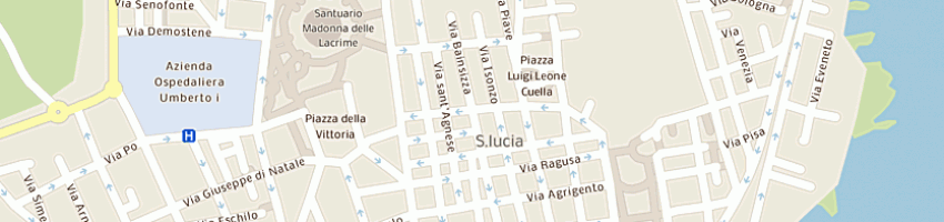 Mappa della impresa rei service di interlandi gaetano a SIRACUSA