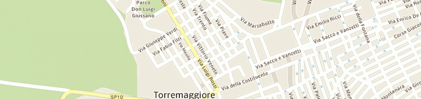 Mappa della impresa panificio maselli di maselli giovanni e c snc a TORREMAGGIORE
