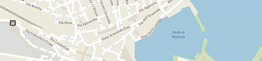 Mappa della impresa sipo sas di valente c e c a SIRACUSA