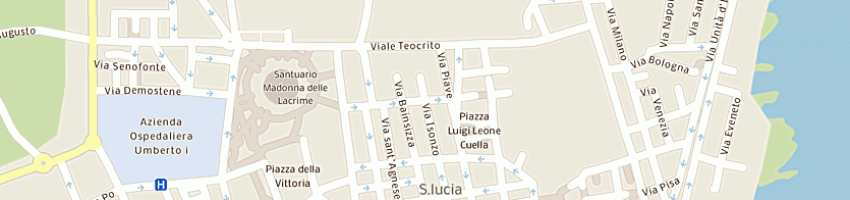 Mappa della impresa mallia corrado a SIRACUSA