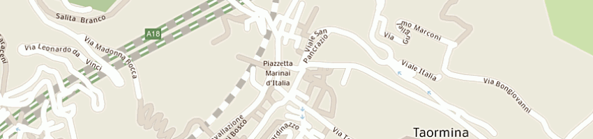 Mappa della impresa ragusa cateno alberto a TAORMINA