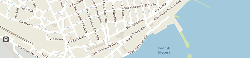 Mappa della impresa troia antonino a SIRACUSA