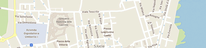 Mappa della impresa s maria rita soc coop sociale arl onlus a SIRACUSA