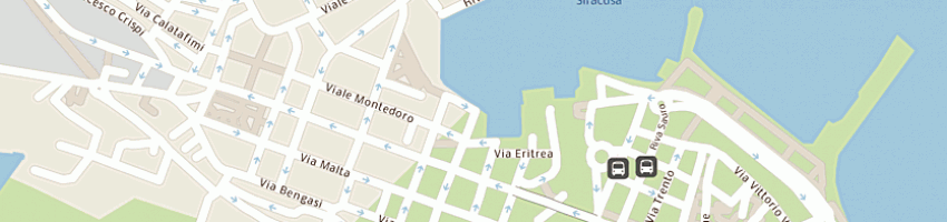 Mappa della impresa la spigola di rizza sebastiano e c snc a SIRACUSA