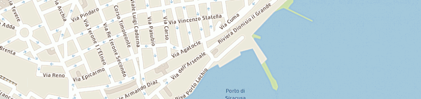 Mappa della impresa conti salvatore - sirbici c e c sas a SIRACUSA