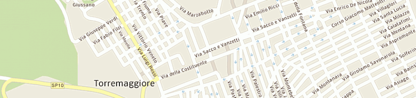 Mappa della impresa studio legale avv luigi colangelo e associati a TORREMAGGIORE