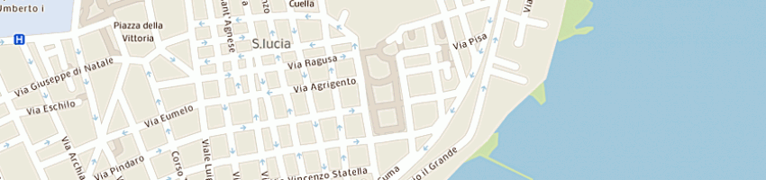 Mappa della impresa ligoli giuseppa a SIRACUSA