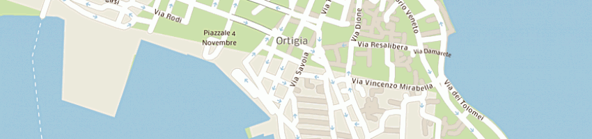 Mappa della impresa hotel gran bretagna a SIRACUSA
