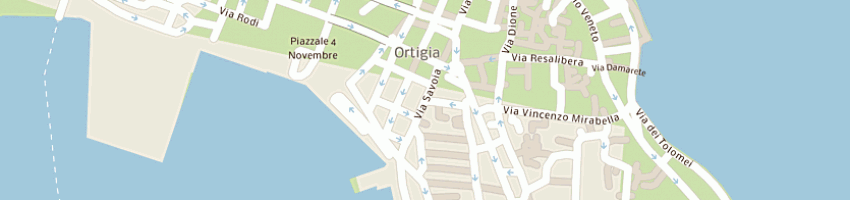 Mappa della impresa ristorante il mandarino di zhang mei a SIRACUSA