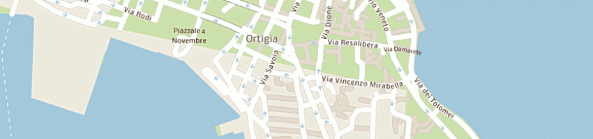 Mappa della impresa farmacia mangiafico dr serafina a SIRACUSA