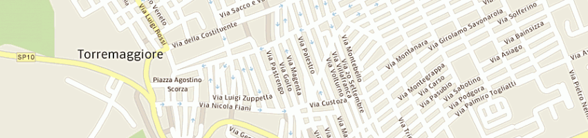 Mappa della impresa crudo giuseppe a TORREMAGGIORE