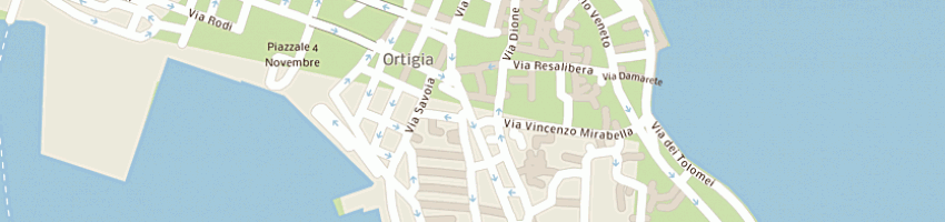 Mappa della impresa under color di trigilio paola a SIRACUSA