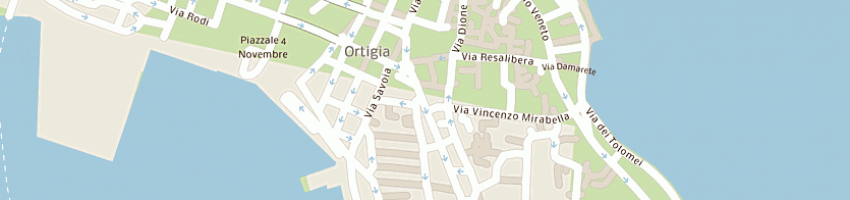 Mappa della impresa carlo izzo gioielli srl a SIRACUSA