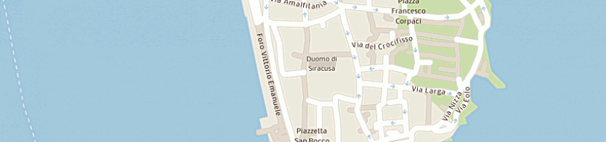 Mappa della impresa ristorante minerva a SIRACUSA