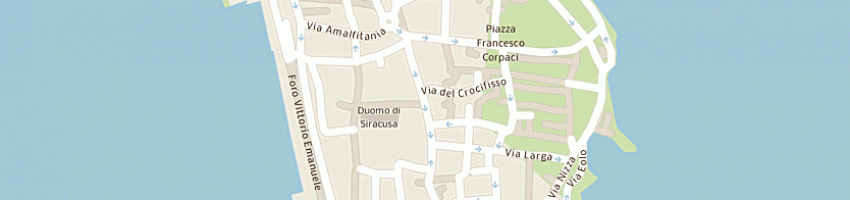 Mappa della impresa foti luigi a SIRACUSA