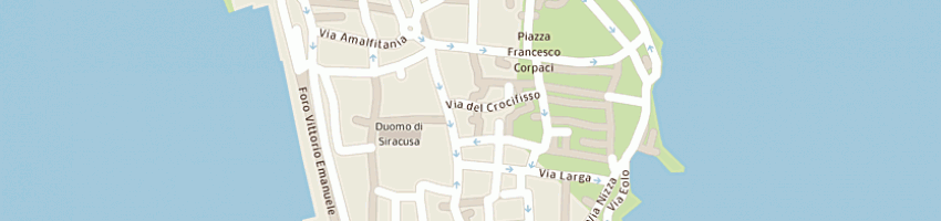 Mappa della impresa marina militare a SIRACUSA