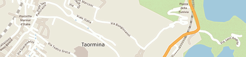 Mappa della impresa tauroservice sas di saglimbeni antonino e c a TAORMINA