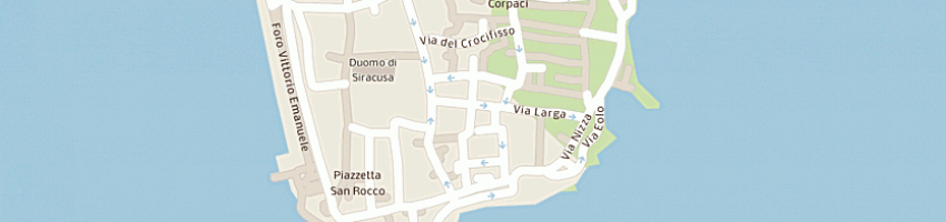Mappa della impresa municipio a SIRACUSA