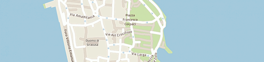Mappa della impresa oinos wine bar di ivo vatti a SIRACUSA