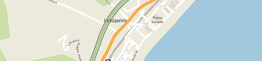 Mappa della impresa spano' domenica a LETOJANNI