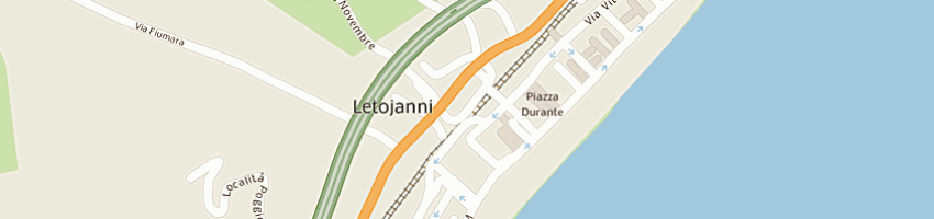 Mappa della impresa panificio marmaruca di palella carmela a LETOJANNI
