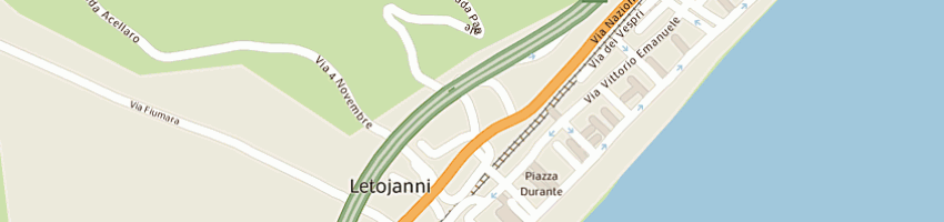 Mappa della impresa alba costruzioni a LETOJANNI