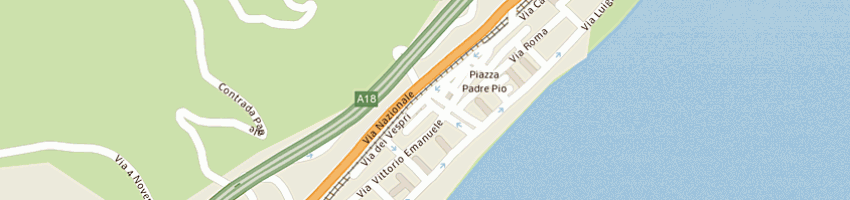 Mappa della impresa hotel delle palme a LETOJANNI