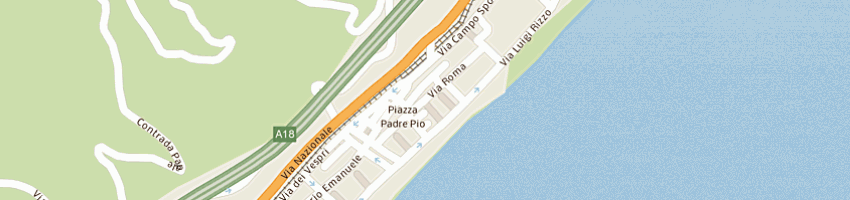 Mappa della impresa pensione fernanda a LETOJANNI