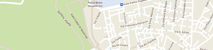 Mappa della impresa bar igea di paglialonga imperia a LUCERA