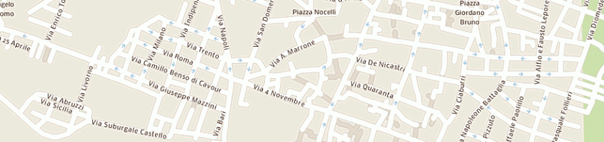 Mappa della impresa dammacco a LUCERA