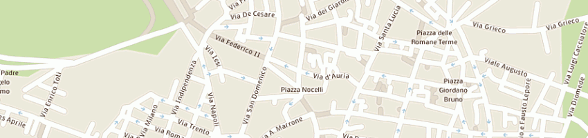 Mappa della impresa ferrante santo a LUCERA