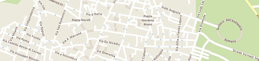 Mappa della impresa de vivo mauro a LUCERA